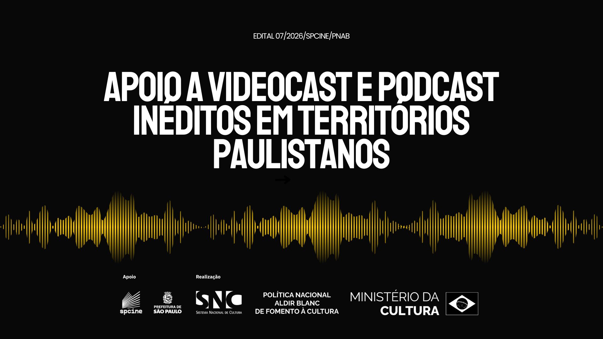 Featured image for “Spcine e Prefeitura de São Paulo abrem inscrições para edital inédito de apoio a videocasts e podcasts”